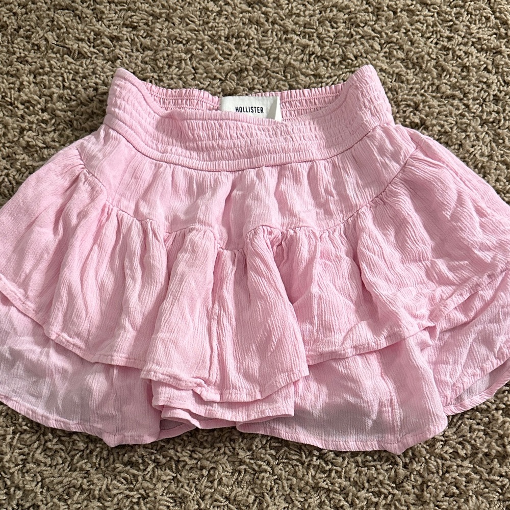 Hollister Light Pink Layered Skirt